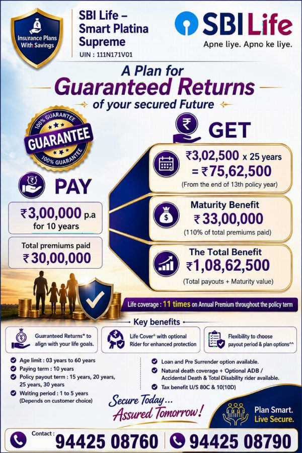 SBI Life Savings Plan - People Care Global Solutions